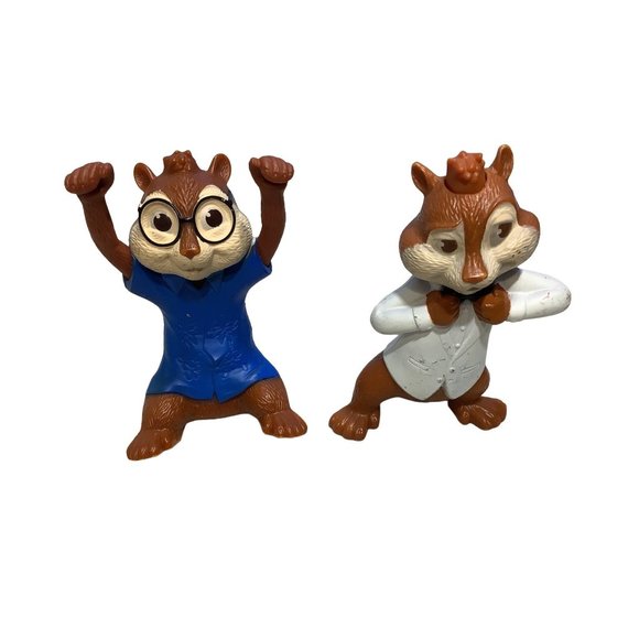 8 McDonalds Alvin & The Chipmunks Alvin Theodore Simon Eleanor Happy Meal Toys - Picture 4 of 8
